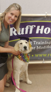 Puppy obedience graduation Grace